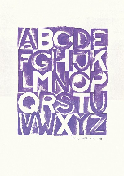 451 Alphabet - 42 x 30 cm